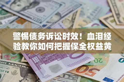 武汉警惕债务诉讼时效！血泪经验教你如何把握保全权益黄金期