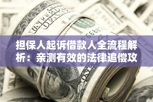 武汉担保人起诉借款人全流程解析：亲测有效的法律追偿攻略