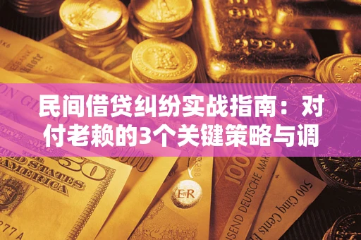 武汉民间借贷纠纷实战指南：对付老赖的3个关键策略与调解盲区解析