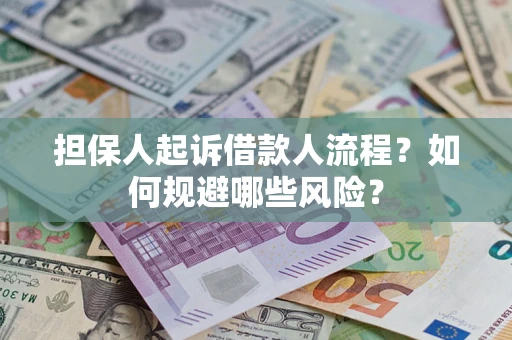 武汉担保人起诉借款人流程？如何规避哪些风险？