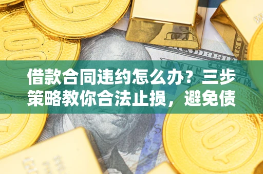 武汉借款合同违约怎么办？三步策略教你合法止损，避免债务危机升级