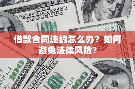 武汉借款合同违约怎么办？如何避免法律风险？